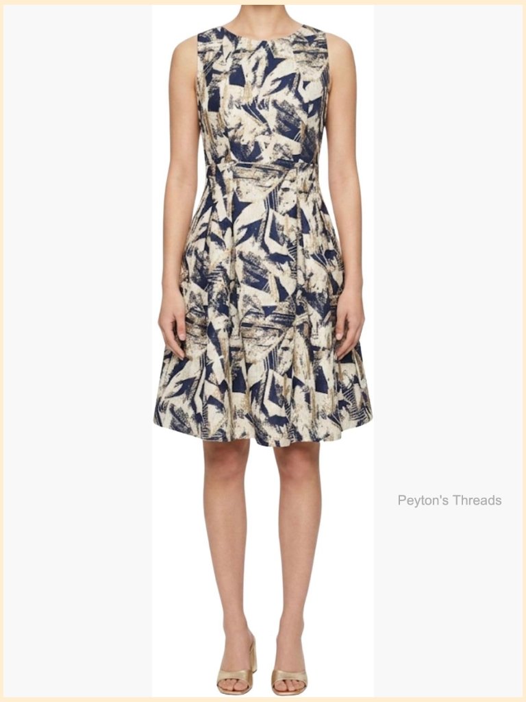 Sleeveless Boat Neck Mini Dress With Zipper Closure